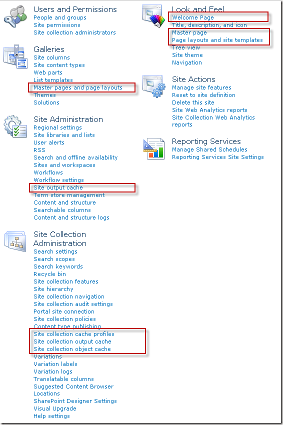 PublishingSiteSettings