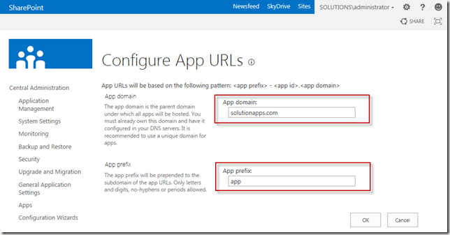 Configure App URLs