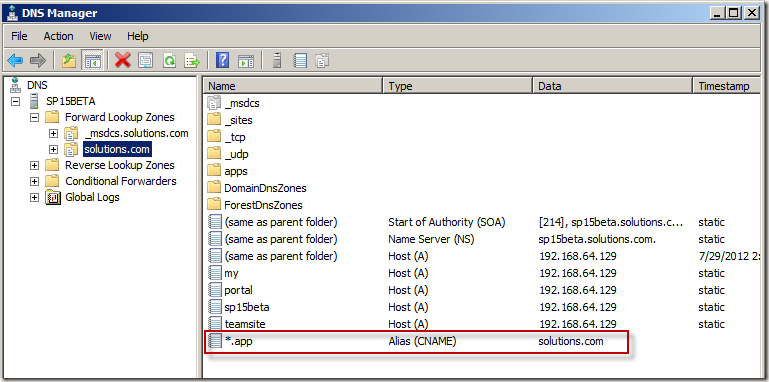 DNS Manager